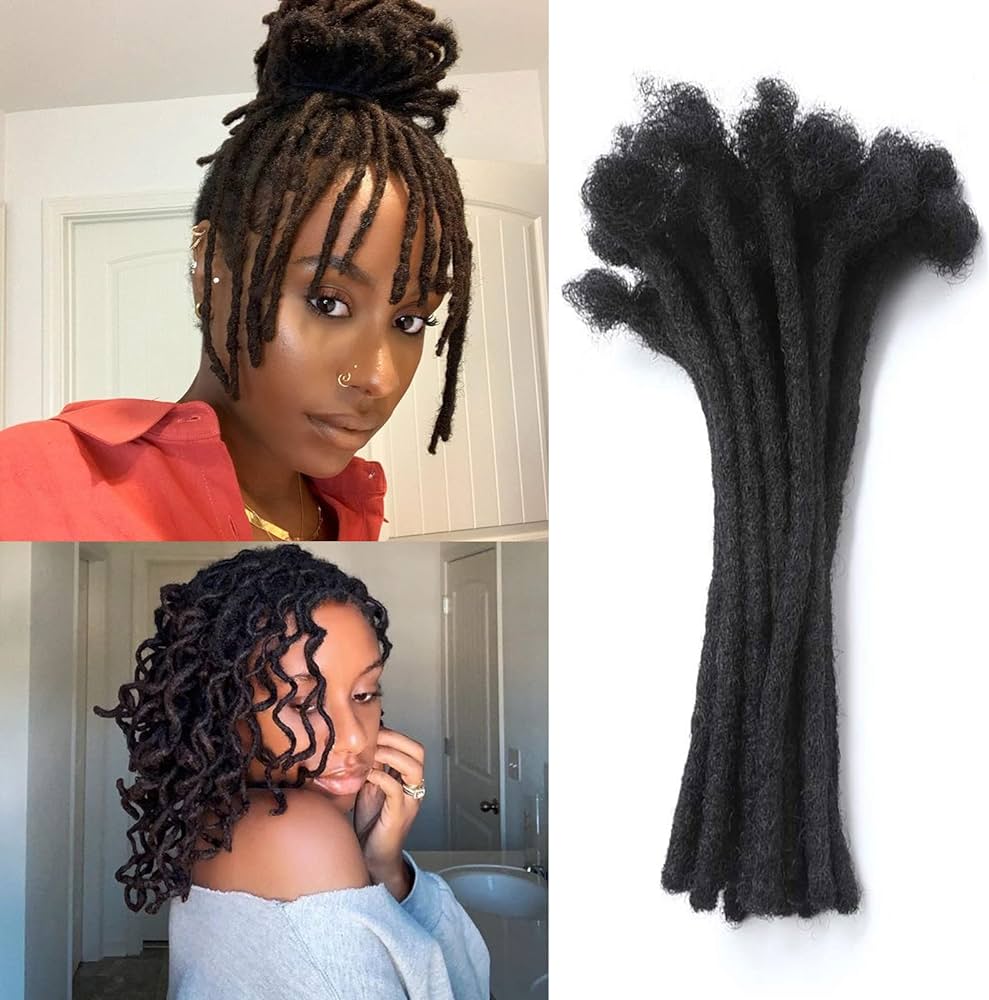 human hair loc extensions