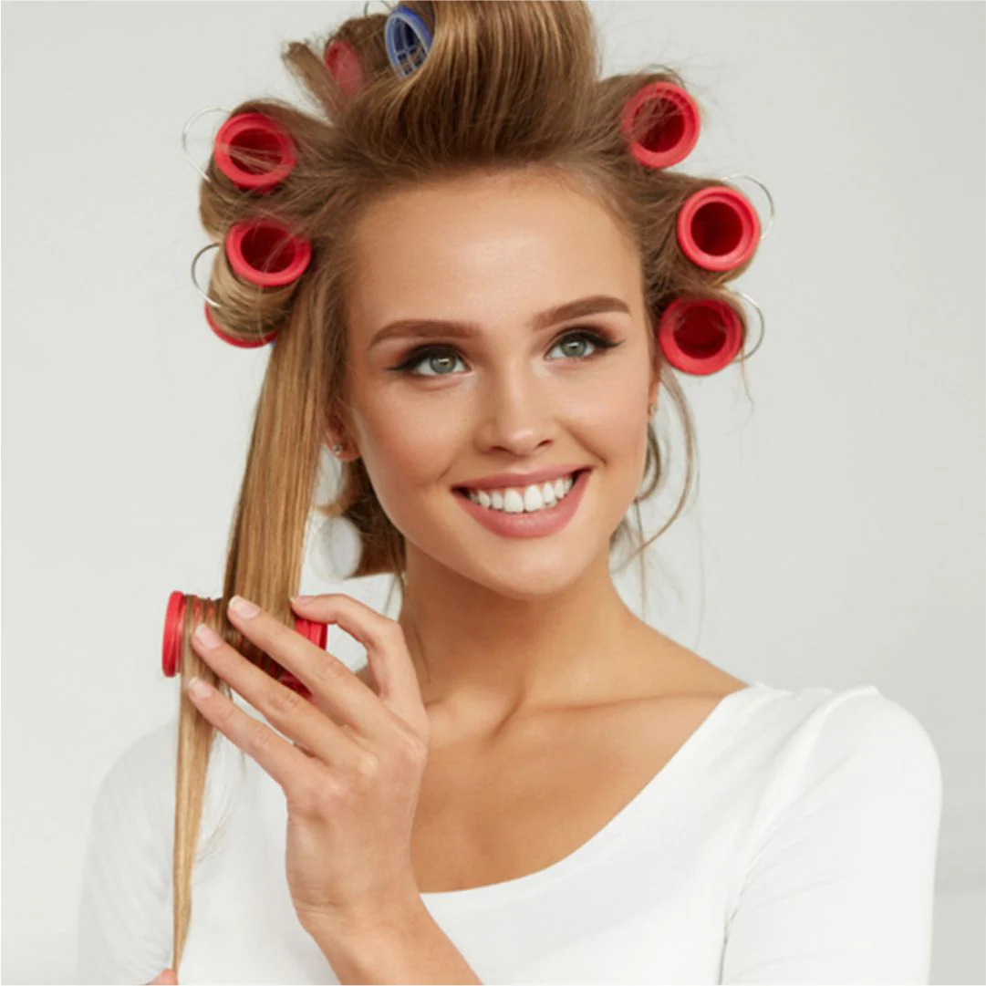 how to use hair rollers