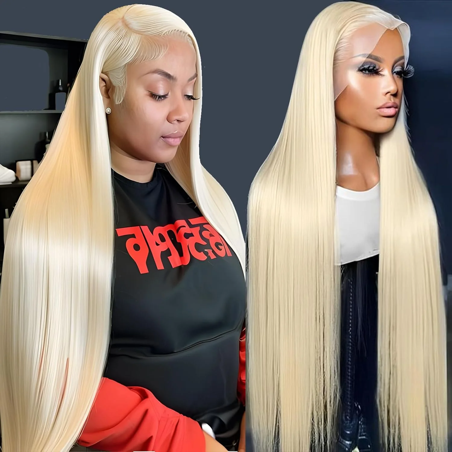 blonde lace front wig