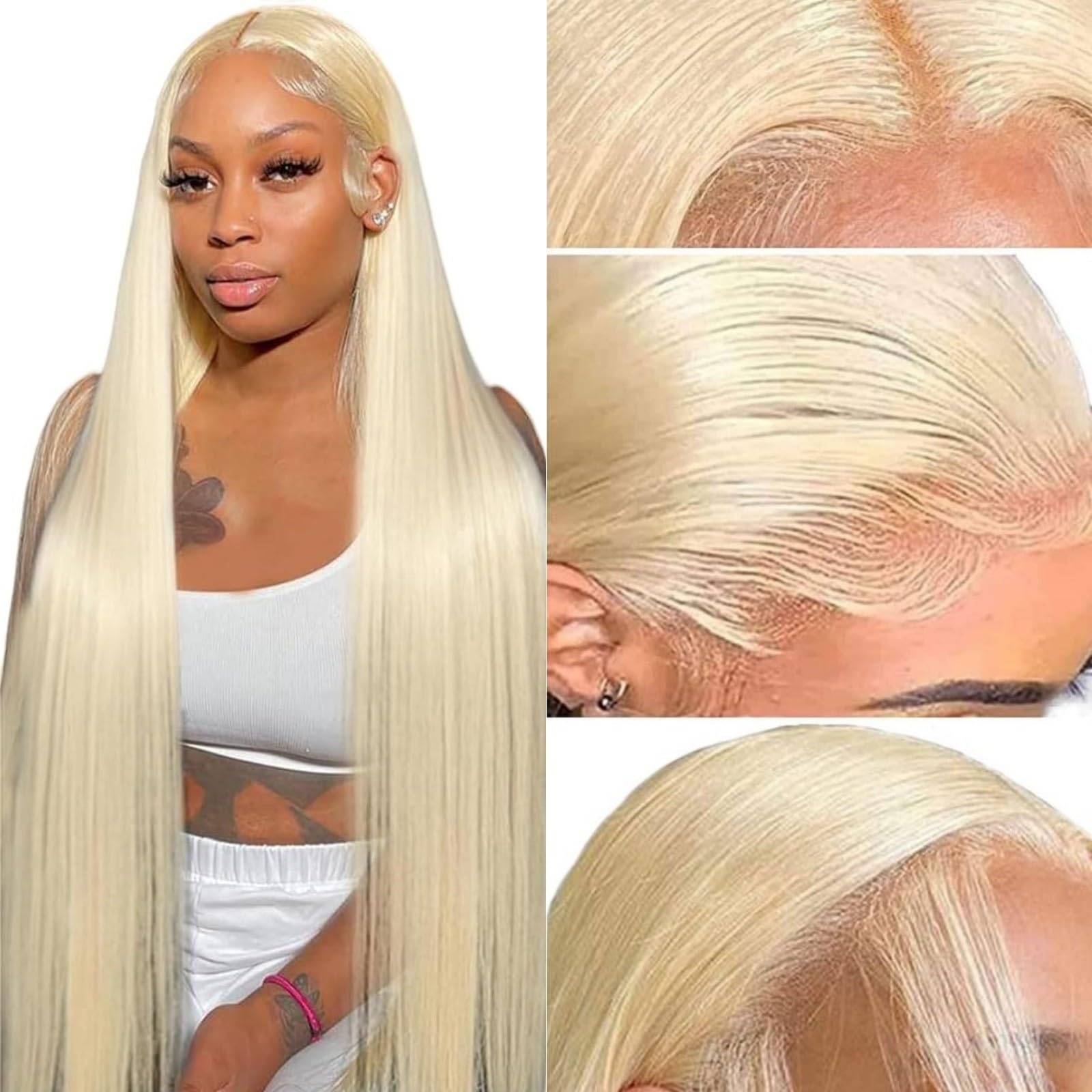 blonde lace front wig