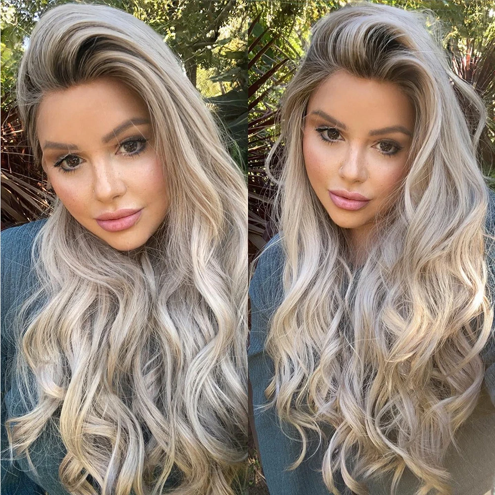 grey wig