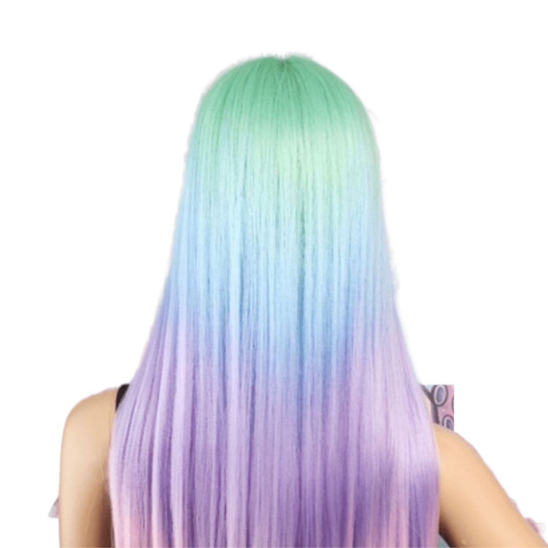 rainbow wig