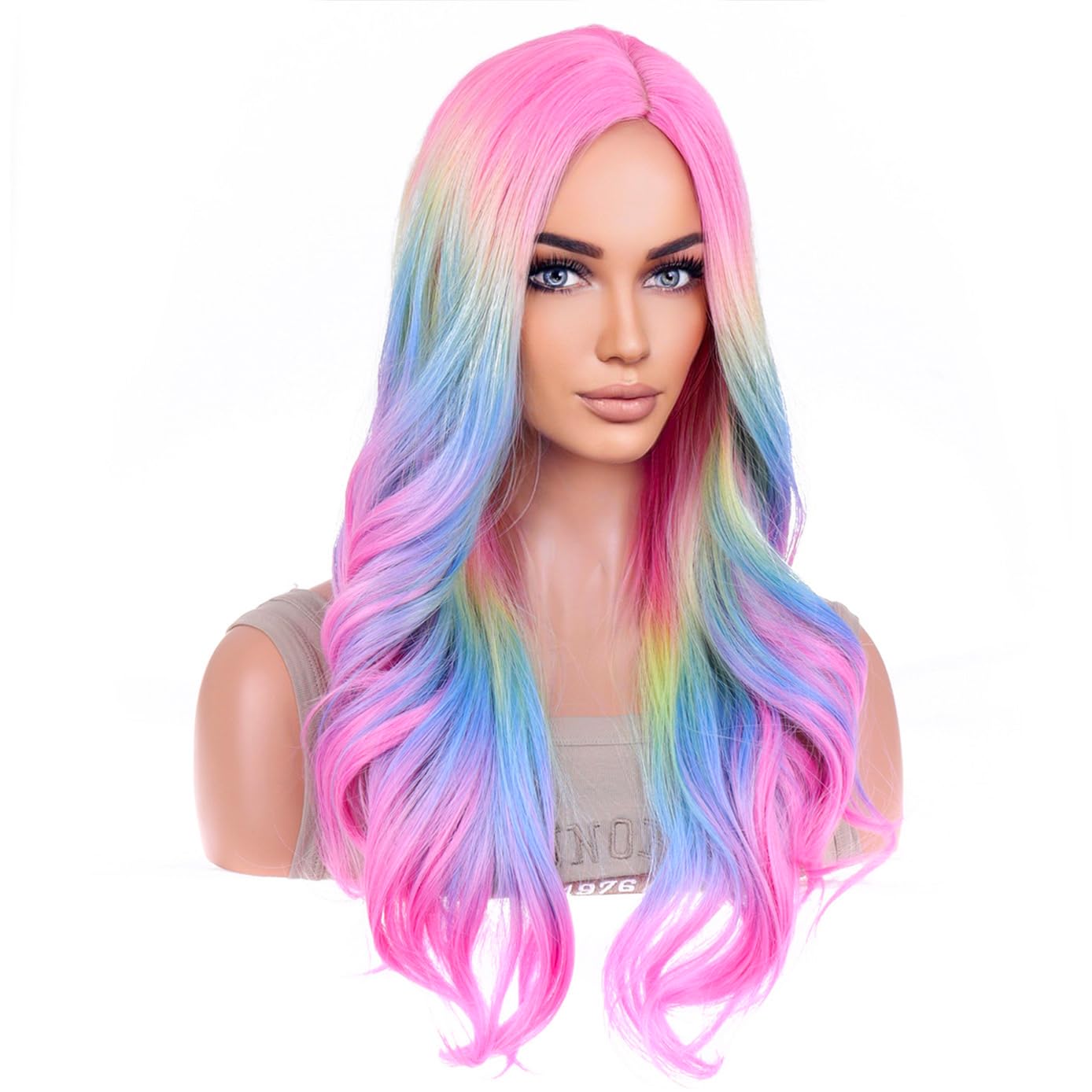 rainbow wig