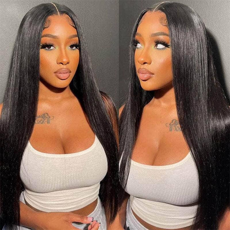 straight wig hairstyles