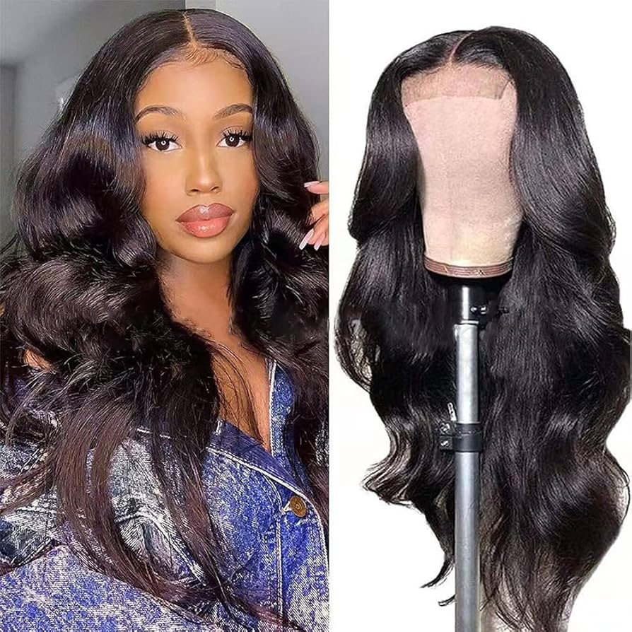 half up half down wig