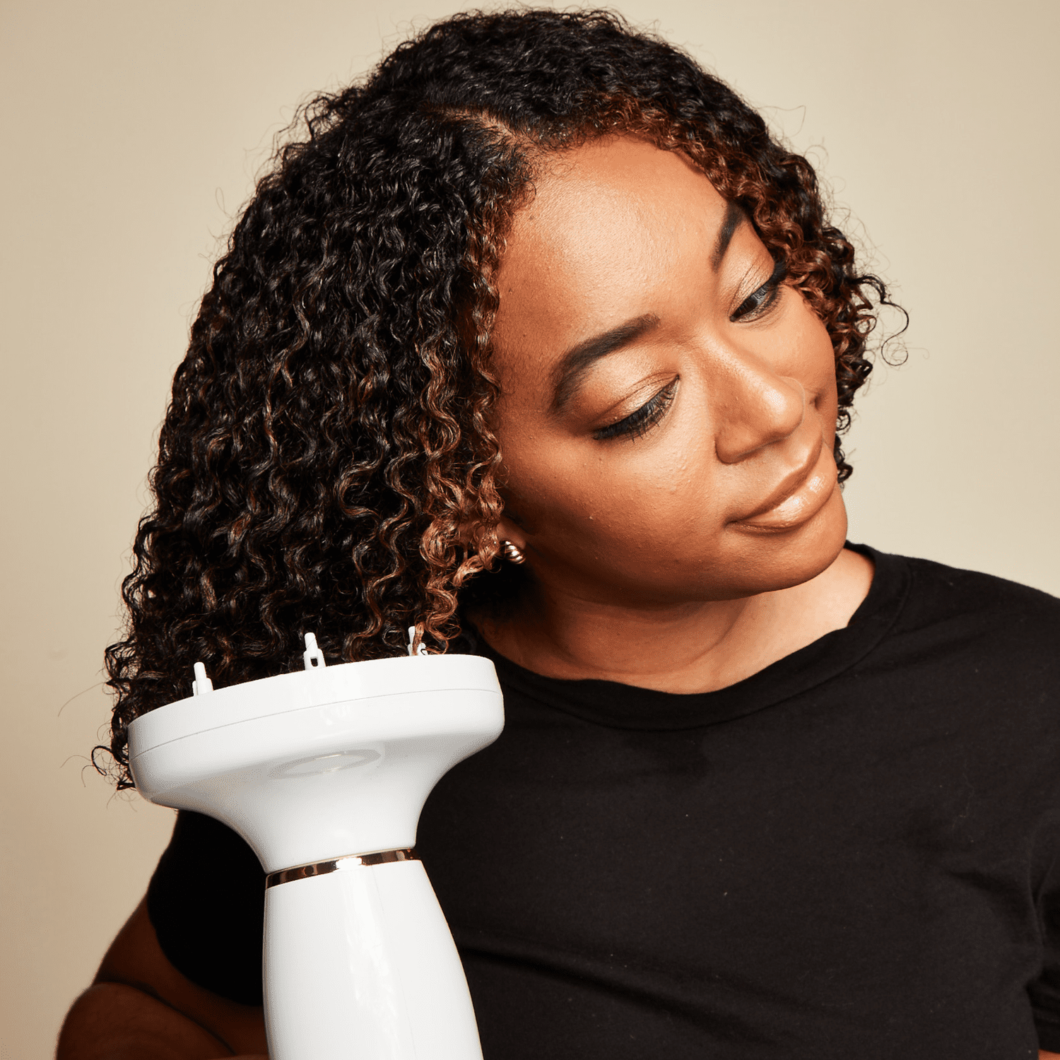 how to dry curly hair without a diffuser