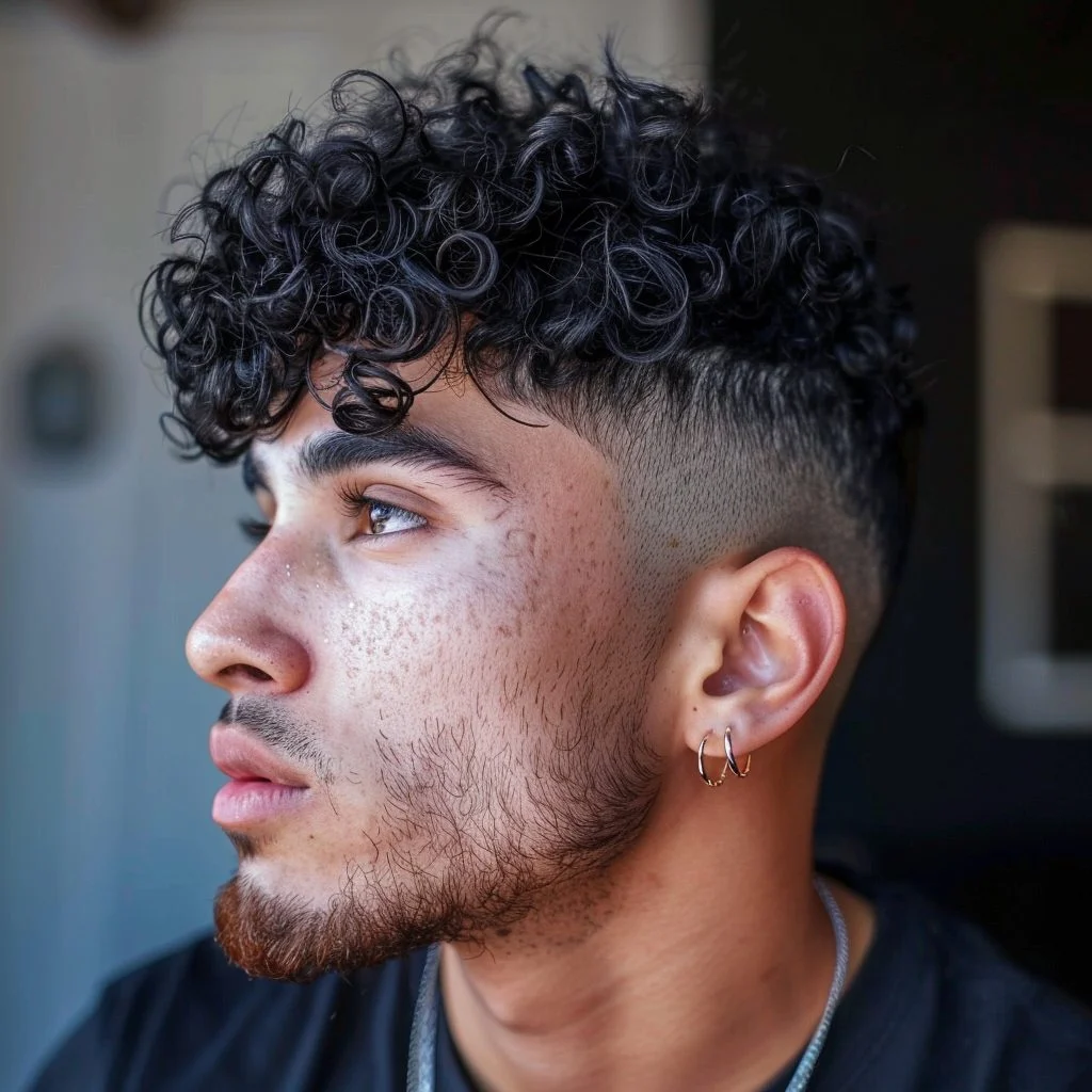 how to make your hair curly men