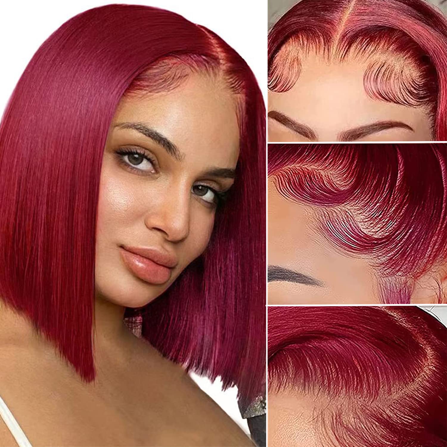 Red Bob Wigs