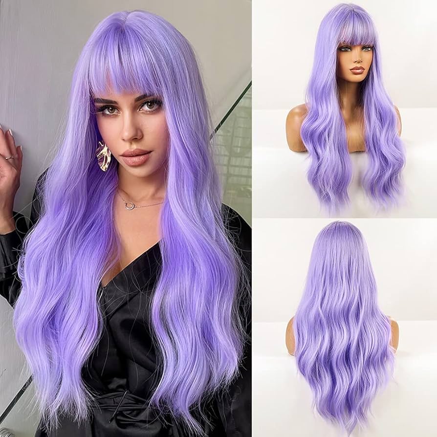 lavender wig