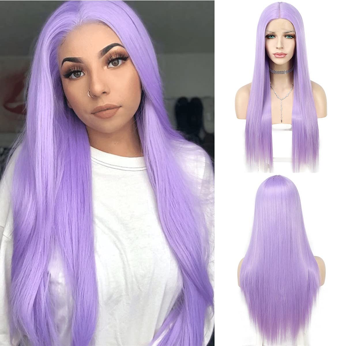 lavender wig