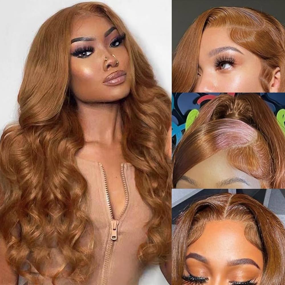 light brown wig